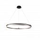 Подвесная люстра Crystal Lux FERNANDO SP88W LED D1000 COFFEE/BLACK - фото №1