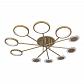 Потолочная светодиодная люстра Loft IT Megan 10164M Gold - фото №1