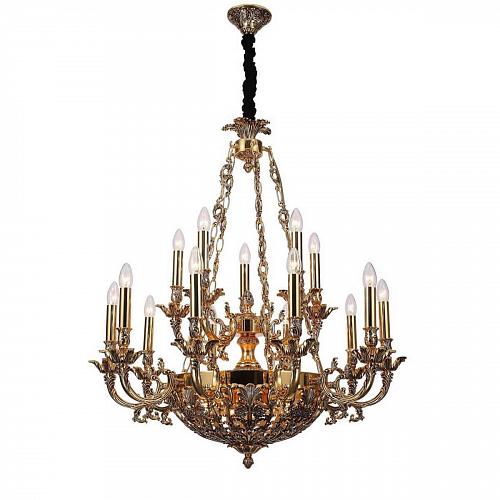 Подвесная люстра Lucia Tucci Firenze 1781.15.3 Antique Gold