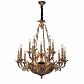 Подвесная люстра Lucia Tucci Firenze 1781.15.3 Antique Gold - фото №1