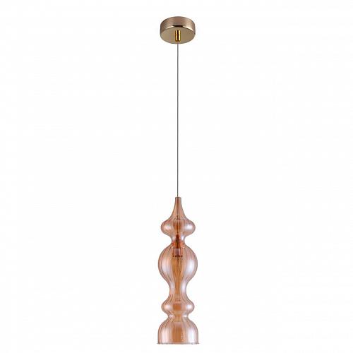 Подвесной светильник Crystal Lux Iris SP1 A Amber