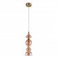 Подвесной светильник Crystal Lux Iris SP1 A Amber - фото №1