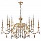 Подвесная люстра Crystal Lux MERCEDES SP6+6 GOLD/COLOR - фото №1
