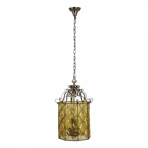 Подвесная люстра Abrasax Cornelia 2130/4(amber)