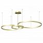 Подвесная светодиодная люстра Kink Light Тор 08223,32P - фото №1