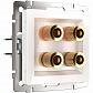 Акустическая розетка Werkel белая W1185001 4690389155536 - фото №1