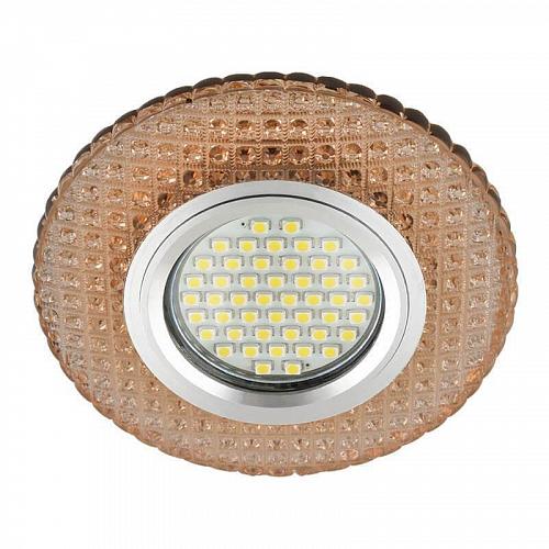 Встраиваемый светильник Fametto Luciole DLS-L135 Gu5.3 Glassy/Light Tea