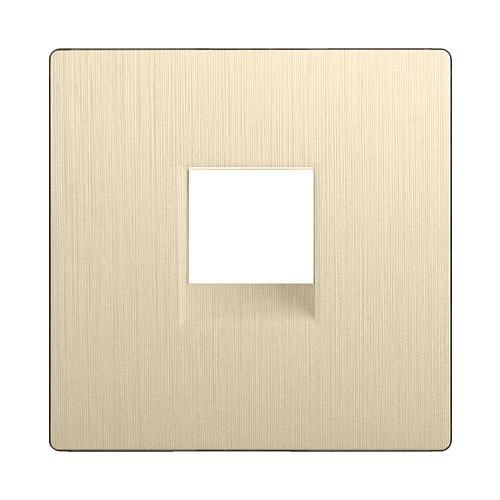 Накладка для телефонной розетки RJ11 Werkel шампань рифленый WL10-RJ-11-CP 4690389128509