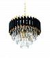Подвесная люстра Lumina Deco Funneli LDP 6003-400 BK+F.GD - фото №4