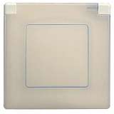 Рамка 1-постовая Legrand Etika с защитной крышкой слоновая кость 672560