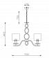Подвесная люстра Rivoli Luciana 3021-205 Б0038046 - фото №2