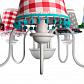 Подвесная люстра Arte Lamp Provence A5165LM-5WH - фото №3