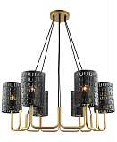 Подвесная люстра Lumien Hall Ноэль 4005/6P-GD-BK