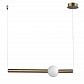 Подвесной светодиодный светильник Lumien Hall Greniya LH8023/1PC-GD-WT - фото №1