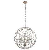 Подвесная люстра Crystal Lux Aria SP5 Silver