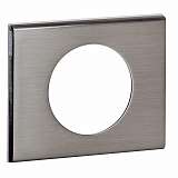 Рамка 1-постовая Legrand Celiane фактурная сталь 069101