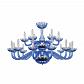 Подвесная люстра Bohemia Ivele 1311/12+6/360/2d G Aq/Aquamarine/M-1H - фото №1