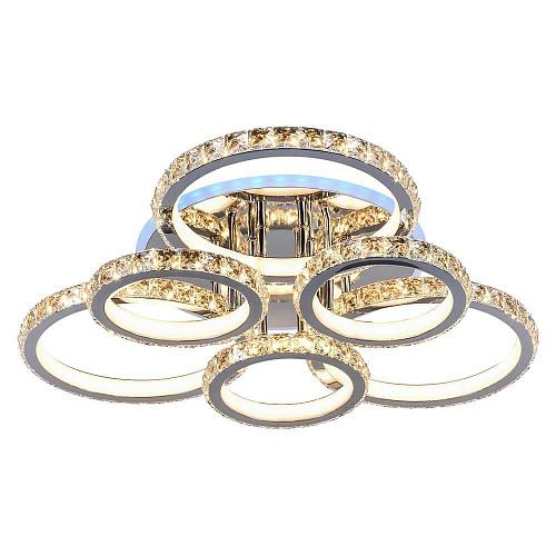 Потолочная светодиодная люстра Profit Light 8052/3+3 CHR