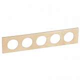 Рамка 5-постовая Legrand Celiane клен 069220