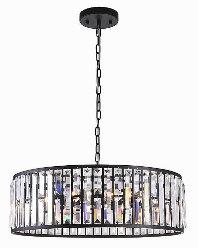 Подвесная люстра Lumien Hall Кароль 0003/8P-BK-CL
