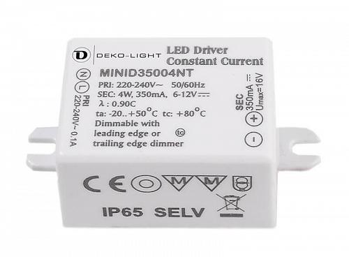 Драйвер Deko-Light MiniD35004NT 6-12V 4W IP65 0,35A 872013
