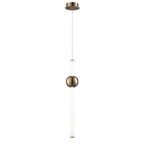 Подвесной светодиодный светильник Lumien Hall Greniya LH8023/1PB-GD-WT