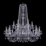 Подвесная люстра Bohemia Ivele 1402/12+6/300/h-91/2d Ni