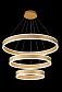 Подвесная люстра Crystal Lux MUCHOS SP158W LED D400+600+800 GOLD - фото №3