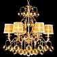 Подвесная люстра Arte Lamp Monarch A1199LM-6GO - фото №1