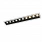 Встраиваемый светодиодный светильник Arte Lamp Grill A3153PL-10BK - фото №1