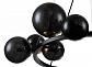 Подвесная люстра Indigo Molecola 11018/14P Black V000194 - фото №4