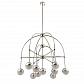 Подвесная люстра Crystal Lux Truena SP-PL6+3+1 Nickel - фото №1