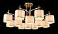 Потолочная люстра Crystal Lux Sergio PL8+4 Gold - фото №2