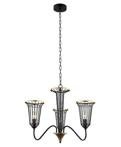 Подвесная люстра Lumien Hall Блис 4016/3P-BK-GD