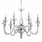 Подвесная люстра Ideal Lux Doge SP9 Trasparente 044453 - фото №1