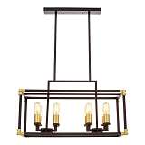 Подвесная люстра Lumina Deco Waldorf LDP 1140-8 BK+MD