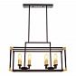 Подвесная люстра Lumina Deco Waldorf LDP 1140-8 BK+MD - фото №1