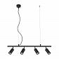 Подвесная люстра Crystal Lux CLT 015C4 L800 BL - фото №1