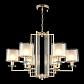 Подвесная люстра Crystal Lux Nicolas SP-PL6 Gold/White - фото №4