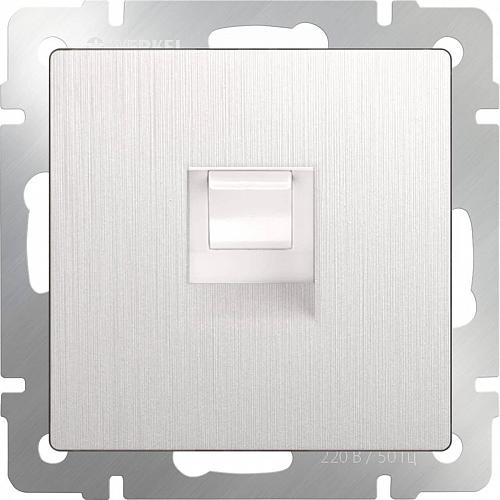 Телефонная розетка Werkel RJ-11 перламутровый рифленый WL13-RJ-11 4690389124303