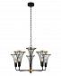 Подвесная люстра Lumien Hall Ивес 4017/5P-BK-GD - фото №1