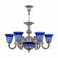 Подвесная люстра Bohemia Ivele 72203P/6/175 Ni P2 U Clear-Blue/H-1I - фото №1