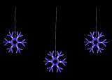 Светодиодная гирлянда Uniel занавес Снежинки-1 220V синий ULD-E1503-036/DTA Blue IP20 Snowflakes-1 UL-00001406