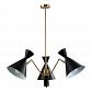 Подвесная люстра Crystal Lux Joven SP3 Gold/Black - фото №1