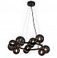 Подвесная люстра Indigo Molecola 11018/11P Black V000195 - фото №1