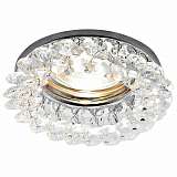 Встраиваемый светильник Ambrella light Crystal K206 CL/CH