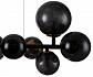 Подвесная люстра Indigo Molecola 11018/10P Black V000196 - фото №4