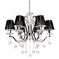 Подвесная люстра Lumina Deco Bellisica LDP 8033-6 BK - фото №1