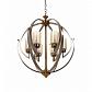 Подвесная люстра Lumina Deco Bergen LDP 1232-6 SN+MD - фото №3
