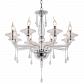 Подвесная люстра Crystal Lux Monica SP8 Chrome/Transparent - фото №1
